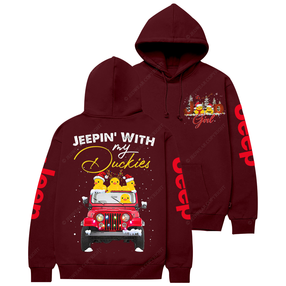 Duckies Jp Christmas Jp Casual Hoodie
