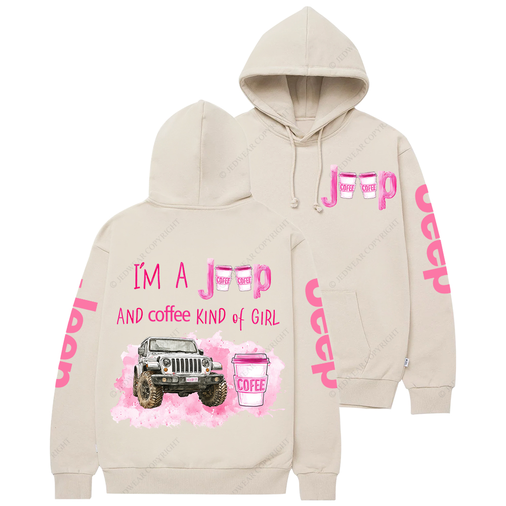 I‘m A Car And Coffee Kind Of Girl Jp Casual Hoodie