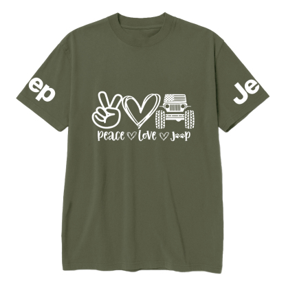 Love and Peace and Cars Jp T-Shirt