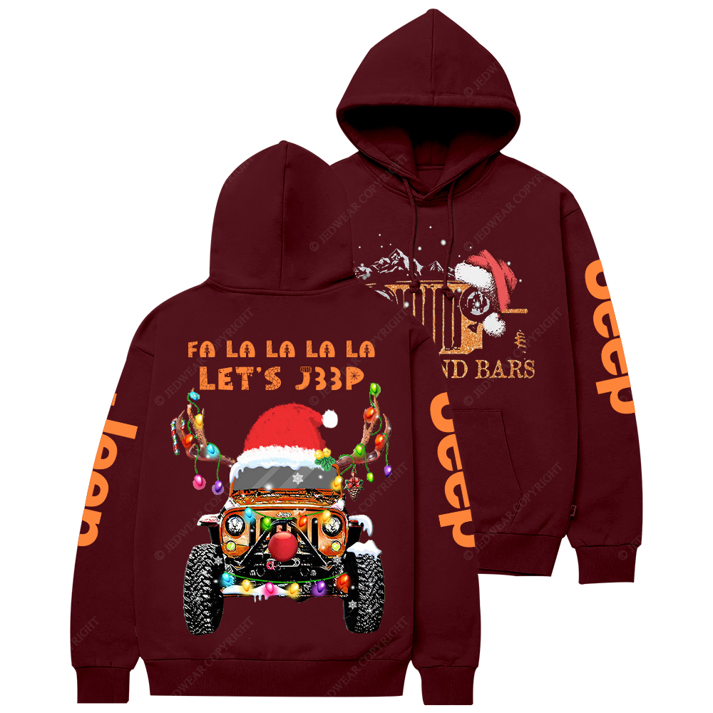 Merry Christmas Fa La La La La Let’s Jp Casual Hoodie