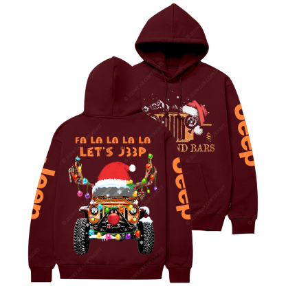 Merry Christmas Fa La La La La Let’s Jp Casual Hoodie