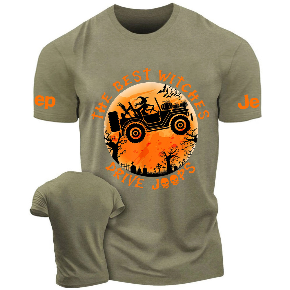 JP Halloween The Best Witches Drive Skull  Bat JP T-Shirt