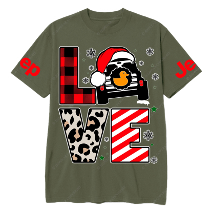 Merry Christmas Duck Snow Jp T-Shirt