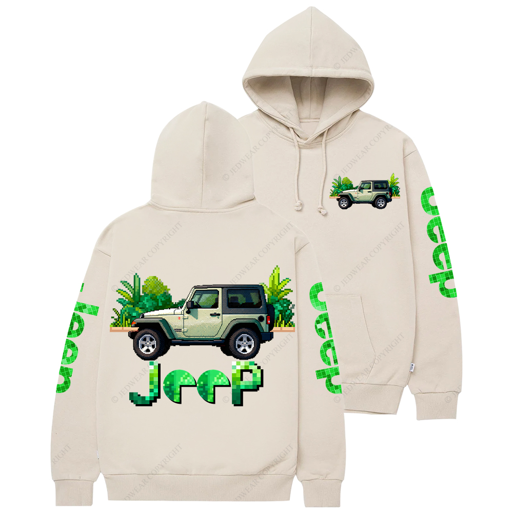 Pixel Outdoor Off-Road Vehicle Jp Casual Hoodie