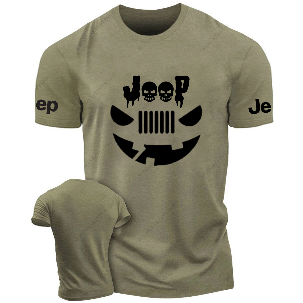 JP Pumpkin Halloween Skull JP T-Shirt