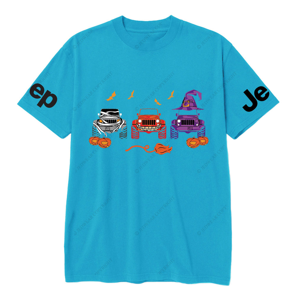 Jp Pumpkin Halloween Skull Bat Clown T-Shirt