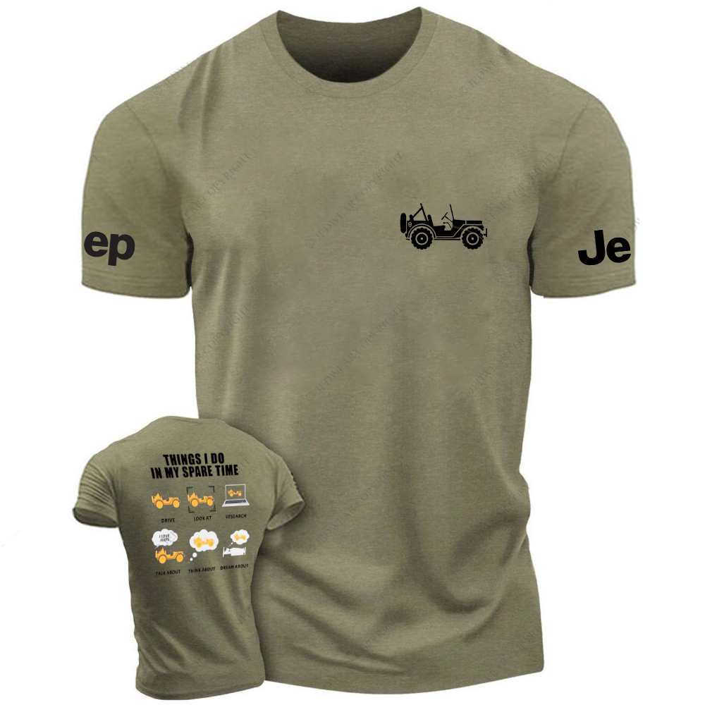 Jp Things I Do In My Spare Time Every Day T-Shirt