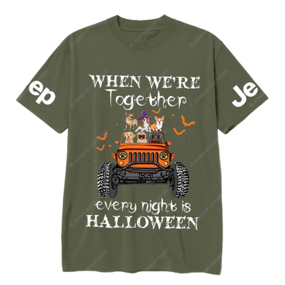 When Were Together Every Night Is Halloween Jp T-Shirt