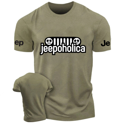 Halloween Jeepoholica Skull Four-Wheeler Jp T-Shirt
