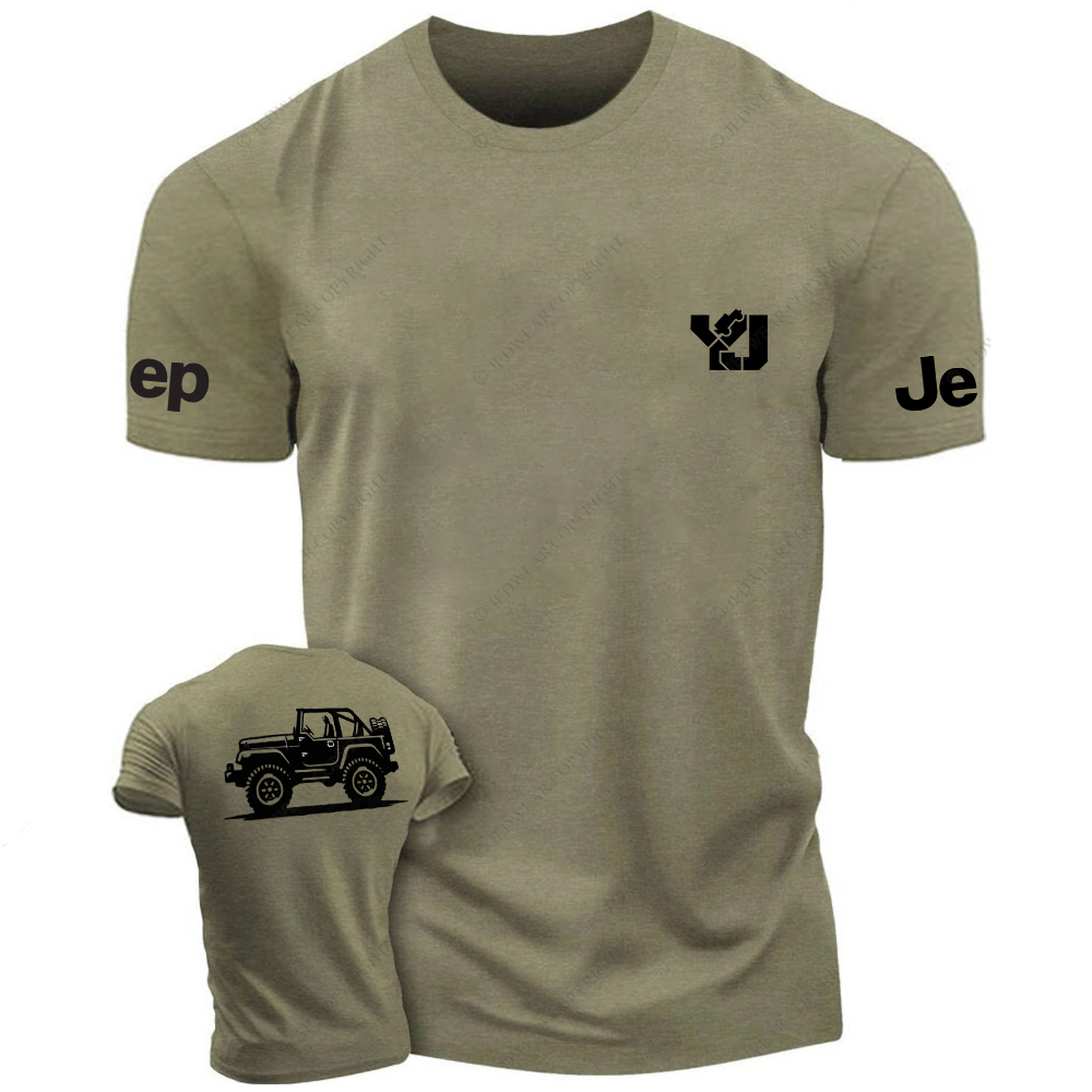 Jp YJ Car Model Front And Rear Design  Jp T-Shirt