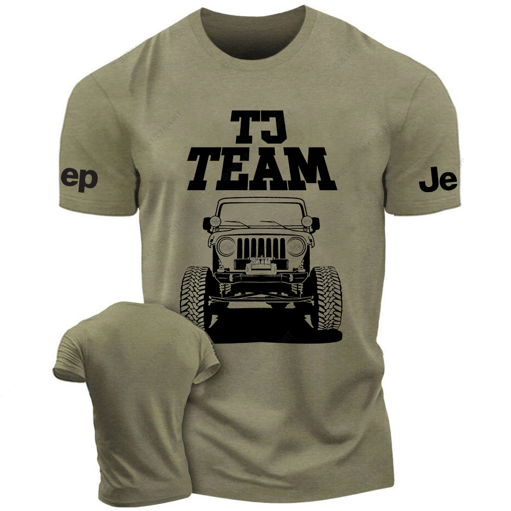 TJ Team  Off-Road Vehicle Driving On The Road Jp T-Shirt