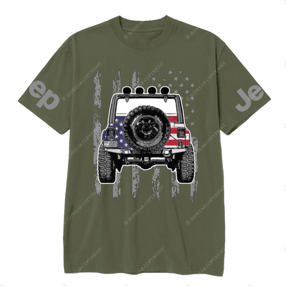 Jp Wrangler US Flag Jp Lover T-Shirt
