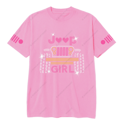 Jp Girl Glowing Car Love Jp T-Shirt
