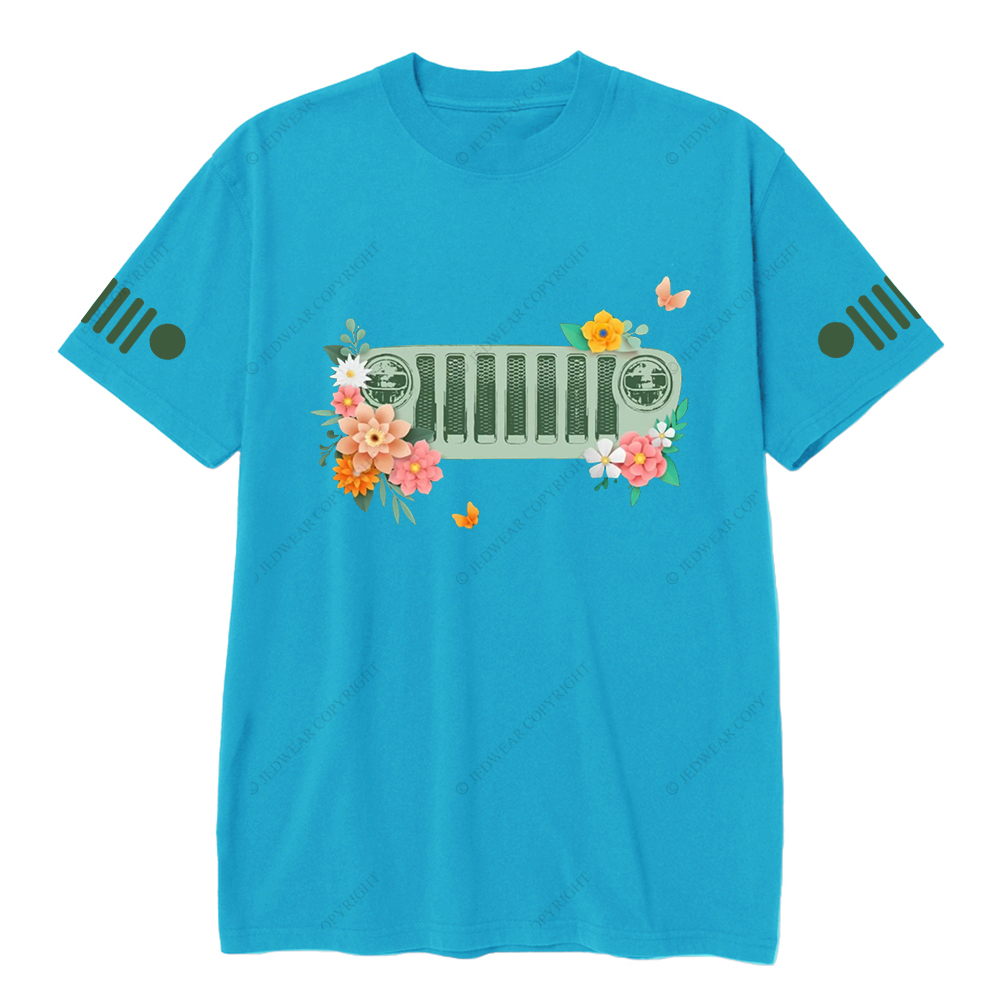 Colorful  Flower Leaves T-Shirt