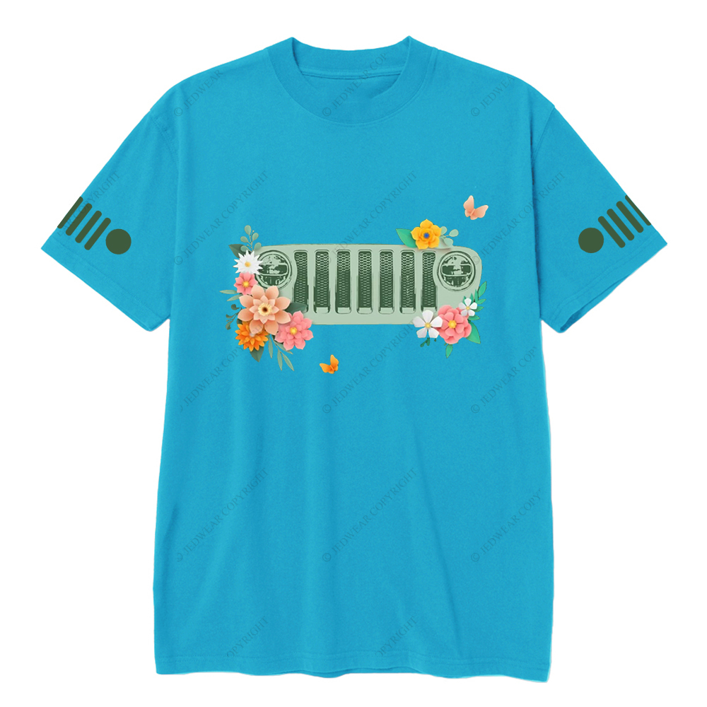 Colorful  Flower Leaves T-Shirt