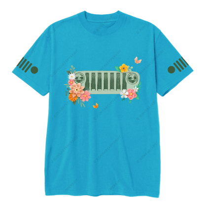 Colorful  Flower Leaves T-Shirt
