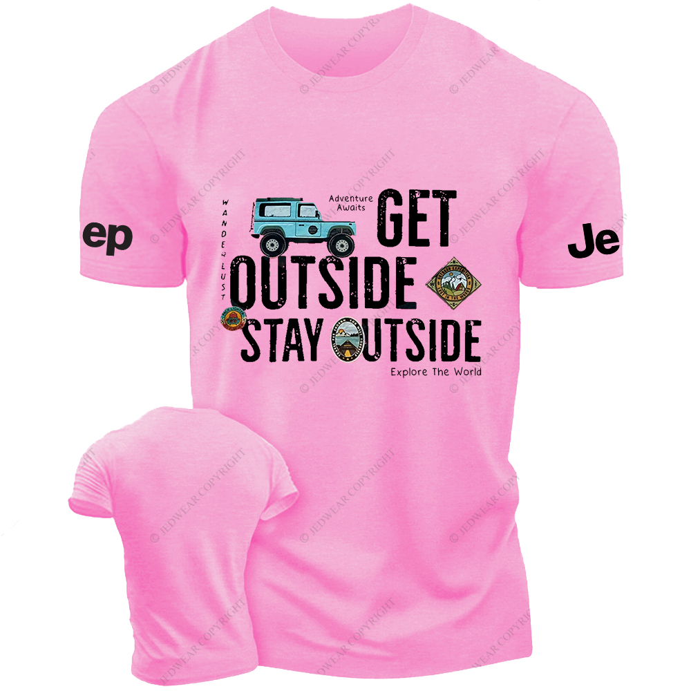 Explore The World Adventure Awaits  Get Outside Jp T-Shirt