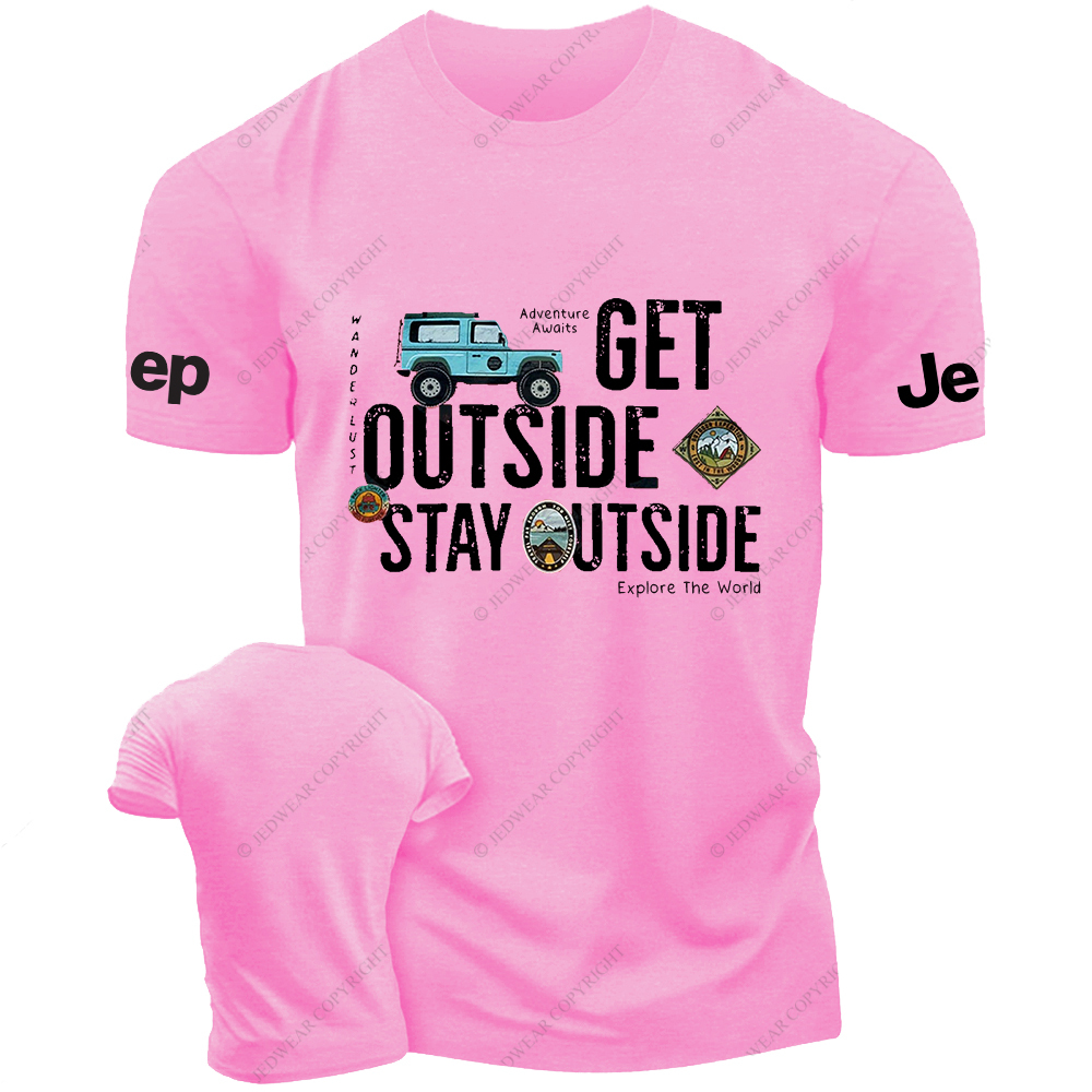 Explore The World Adventure Awaits  Get Outside Jp T-Shirt