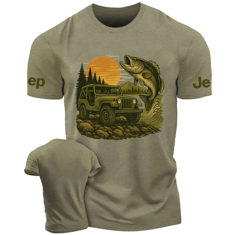 Angler Outside Mountain Fishing Jp T-Shirt