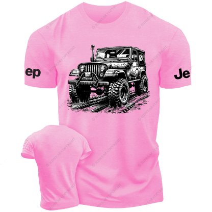 Driving On Muddy Terrain Wheel Tracks Jp T-Shirt