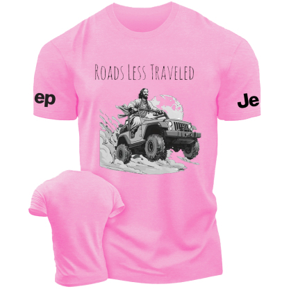 Religion Cross Jesus Roads Less Traveled Jp T-Shirt