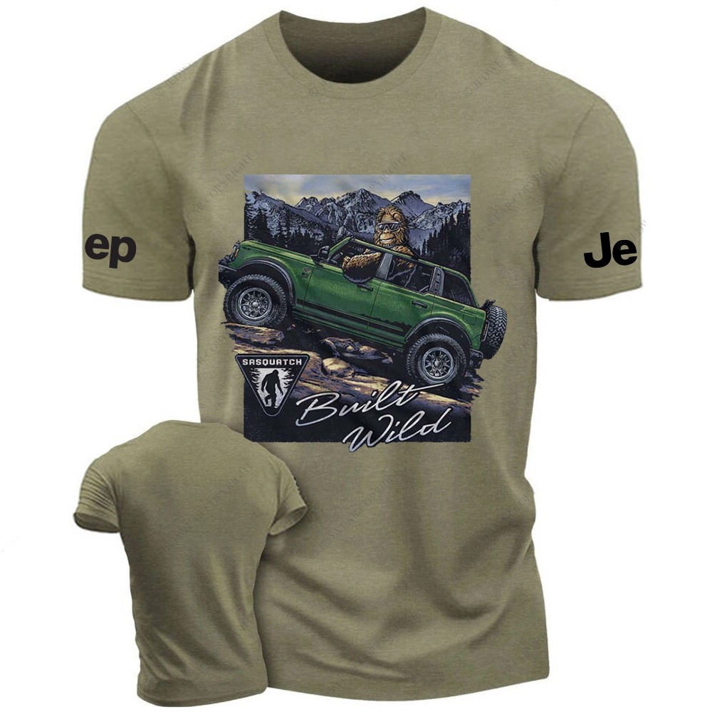 Built Wild Primitive People Driving Jp T-Shirt