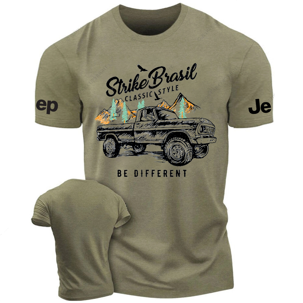 Strike Brasie Classic Style Be Different Stick Figure Line Art Jp T-Shirt