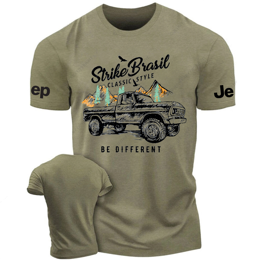 Strike Brasie Classic Style Be Different Stick Figure Line Art Jp T-Shirt