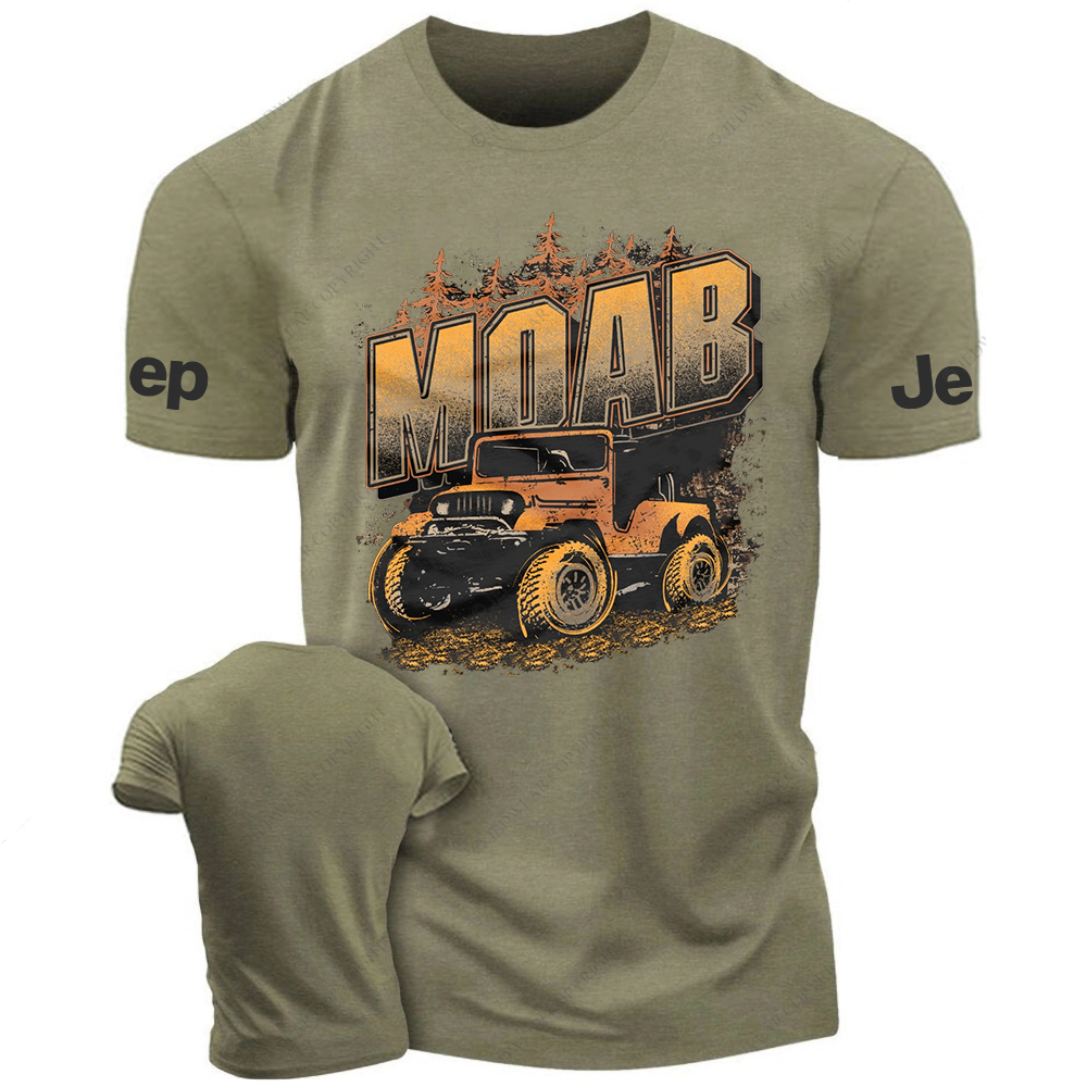 Moab Adventure Orange  Vehicle Driving On The Road Jp T-Shirt
