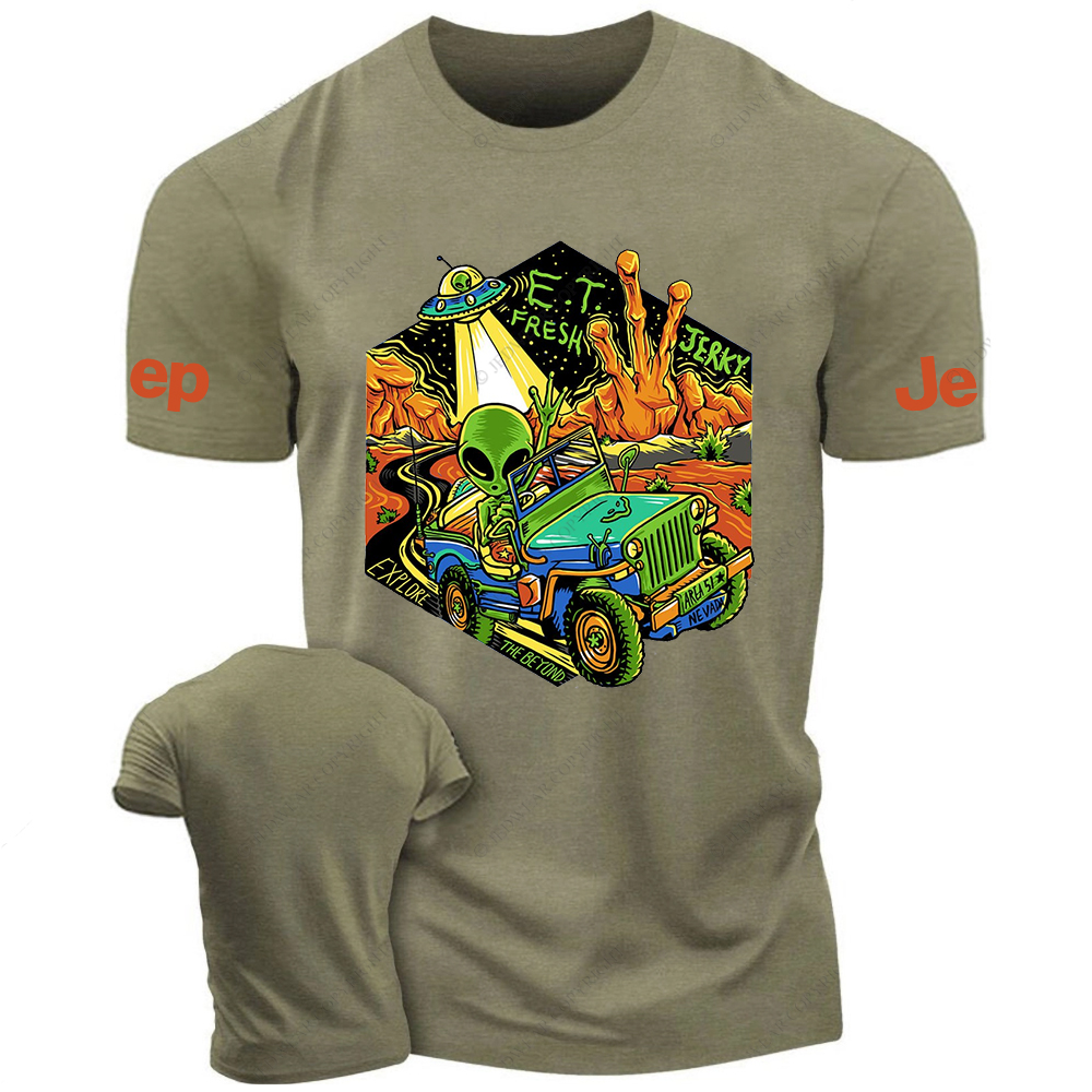 Cartoon ET Fresh Jerky Explore The Beyond Jp T-Shirt