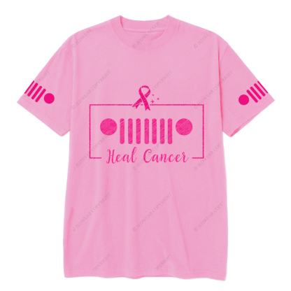 Breast Cancer Heal Cancer Breast Cancer Awareness Jp T-Shirt