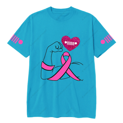 Defeating Breast Cancer Come On Love Arms Jp T-Shirt