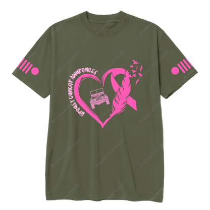 Breast Cancer Awareness Love Butterfly Jp T-Shirt