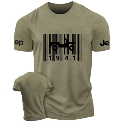 Barcode Created Time Since 1941 Vintage Style Jp T-Shirt