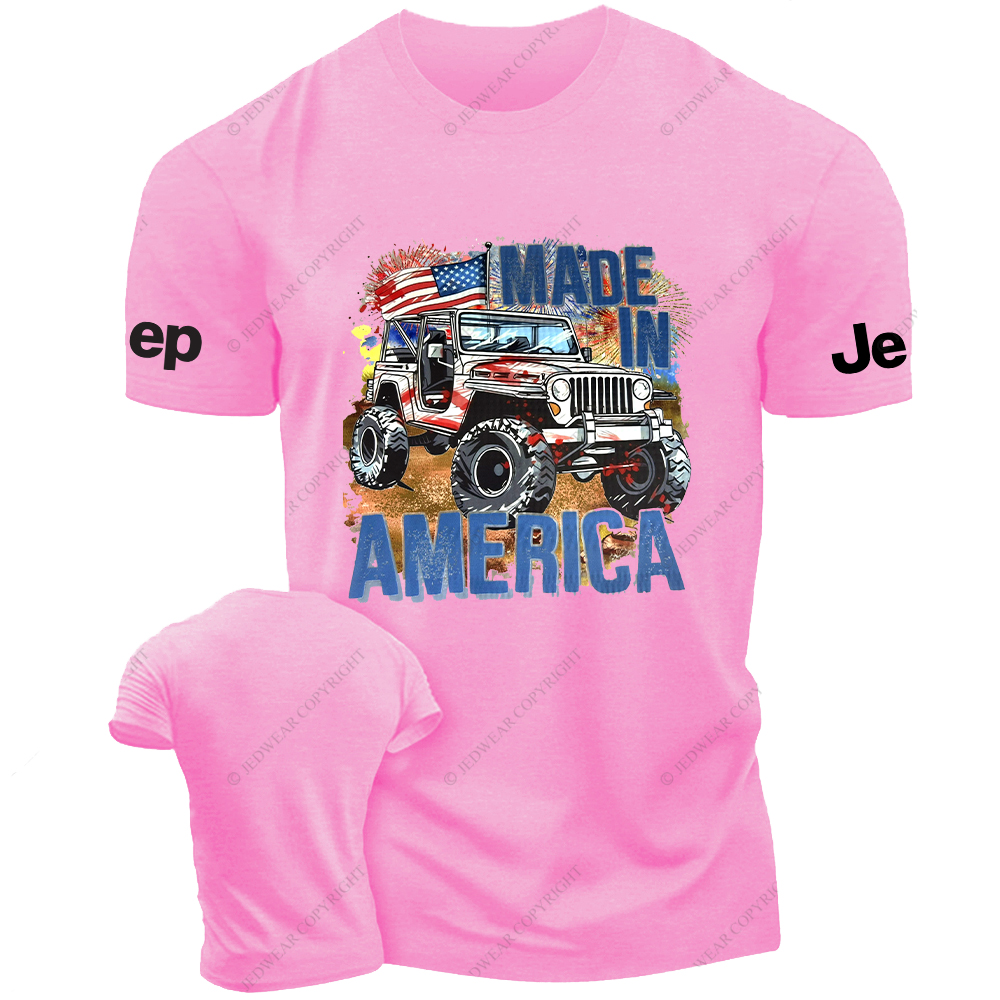 American Flag Fireworks Made In America  Jp T-Shirt