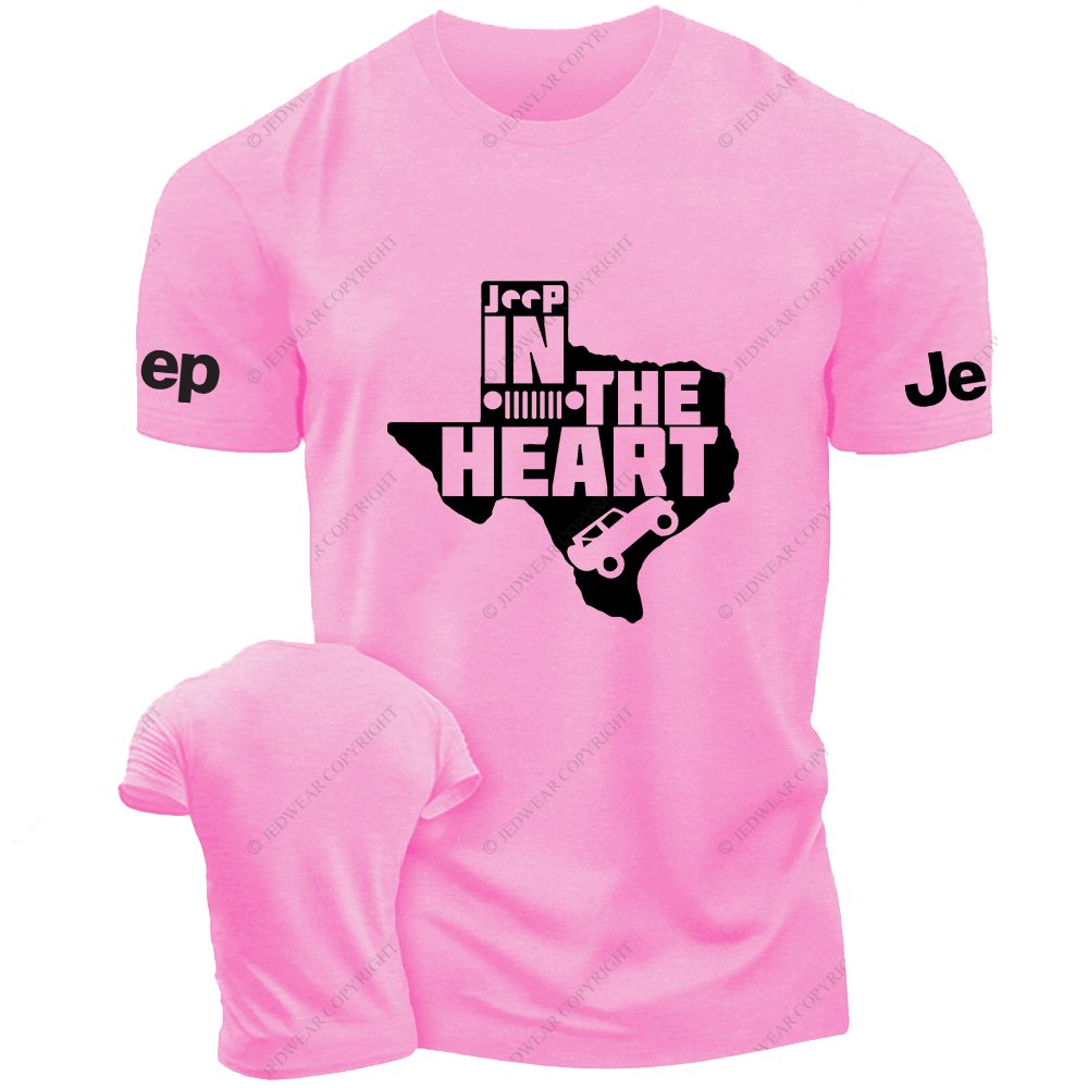 Jp In The Heart Map Jp T-Shirt