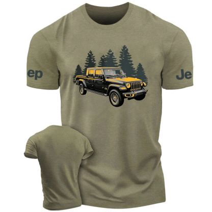Jp Yellow Truck Tree Jp T-Shirt