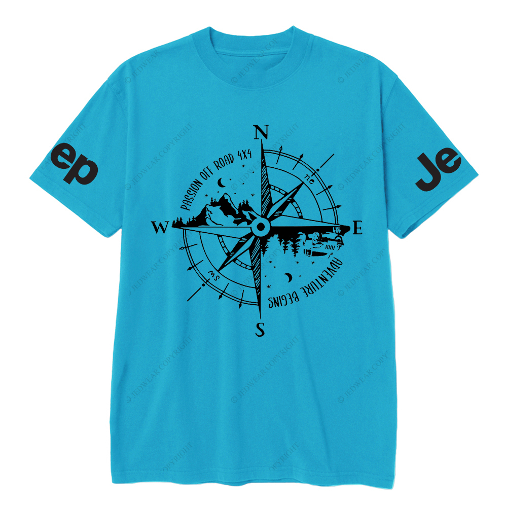 Passon Off Road Adventure Begins Compass JP T-Shirt
