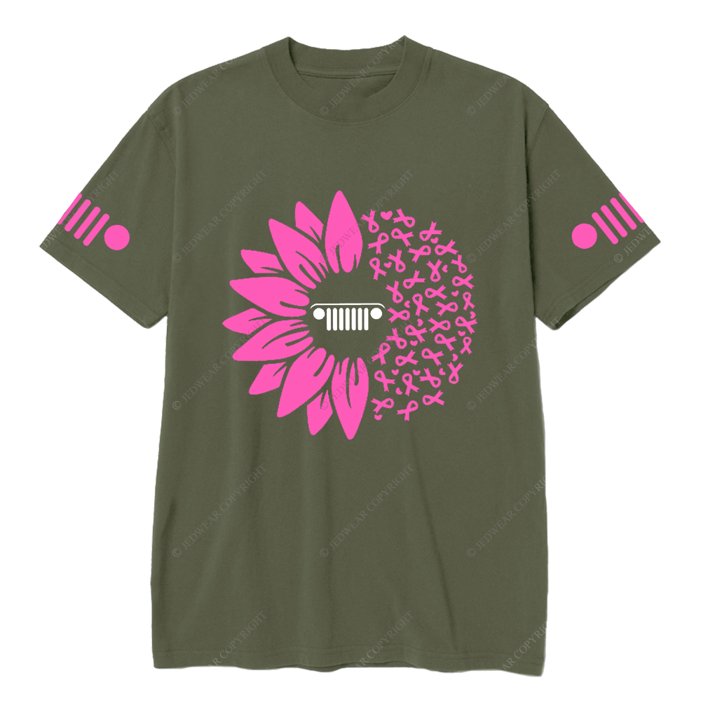 Breast Cancer Awareness Sunflower Jp T-shirt
