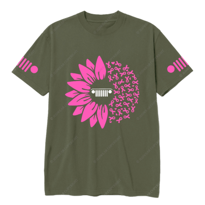 Breast Cancer Awareness Sunflower Jp T-shirt