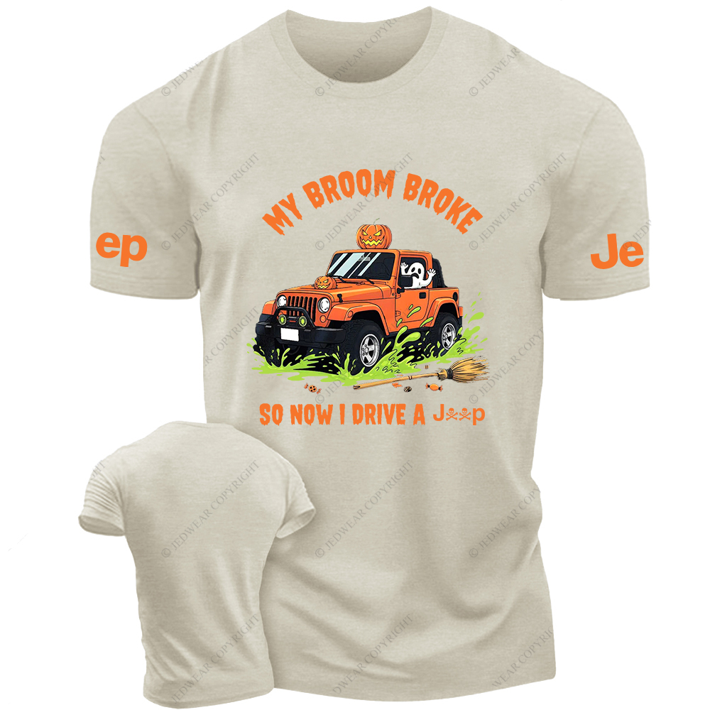 Halloween My Broom Broke So Now I Drive A CarJp T-Shirt