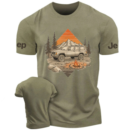 Cherokee XJ camping Vehicle Retro Design Outdoors Jp T-shirt