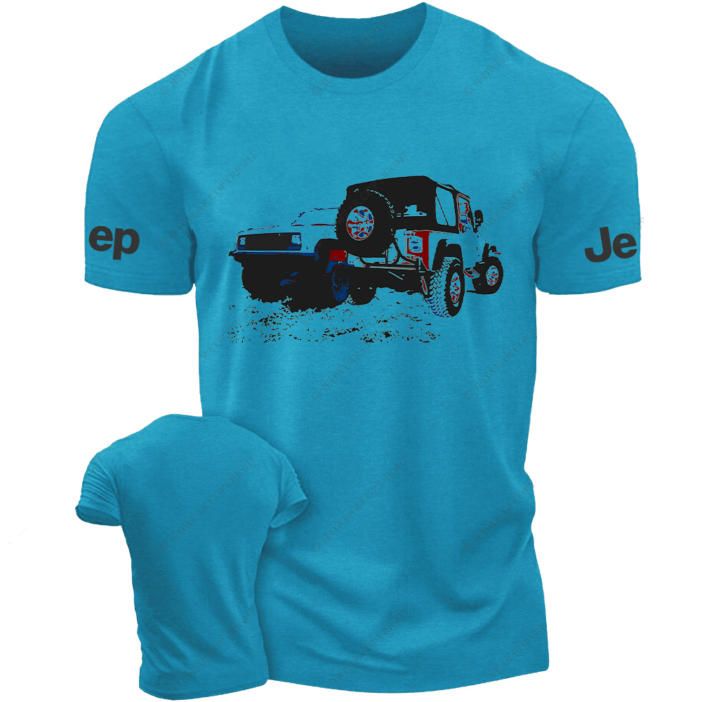 Front And Back Of Four-Wheeled Off-Road Vehicle Jp T-Shirt