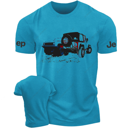Front And Back Of Four-Wheeled Off-Road Vehicle Jp T-Shirt