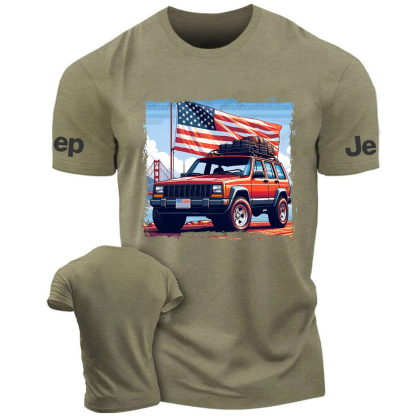 Cherokee XJ 4x4 USA Off-Road Vintage Old School Vehicle Jp T-Shirt