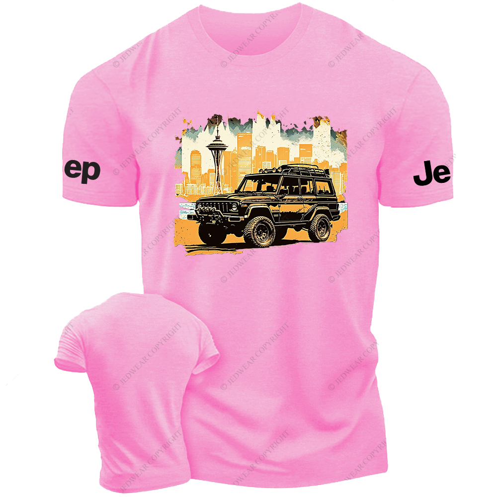 Seattle Wagoneer Off-Road Vintage Old Vehicle Jp T-Shirt