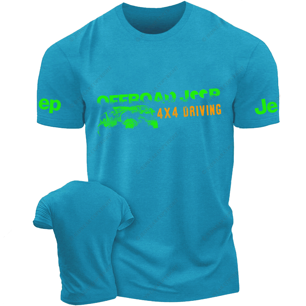 Green Off-Road Vehicle 4x4 Driving Jp T-Shirt