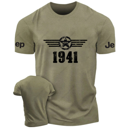 Military Star Rectangle Time JP T-Shirt