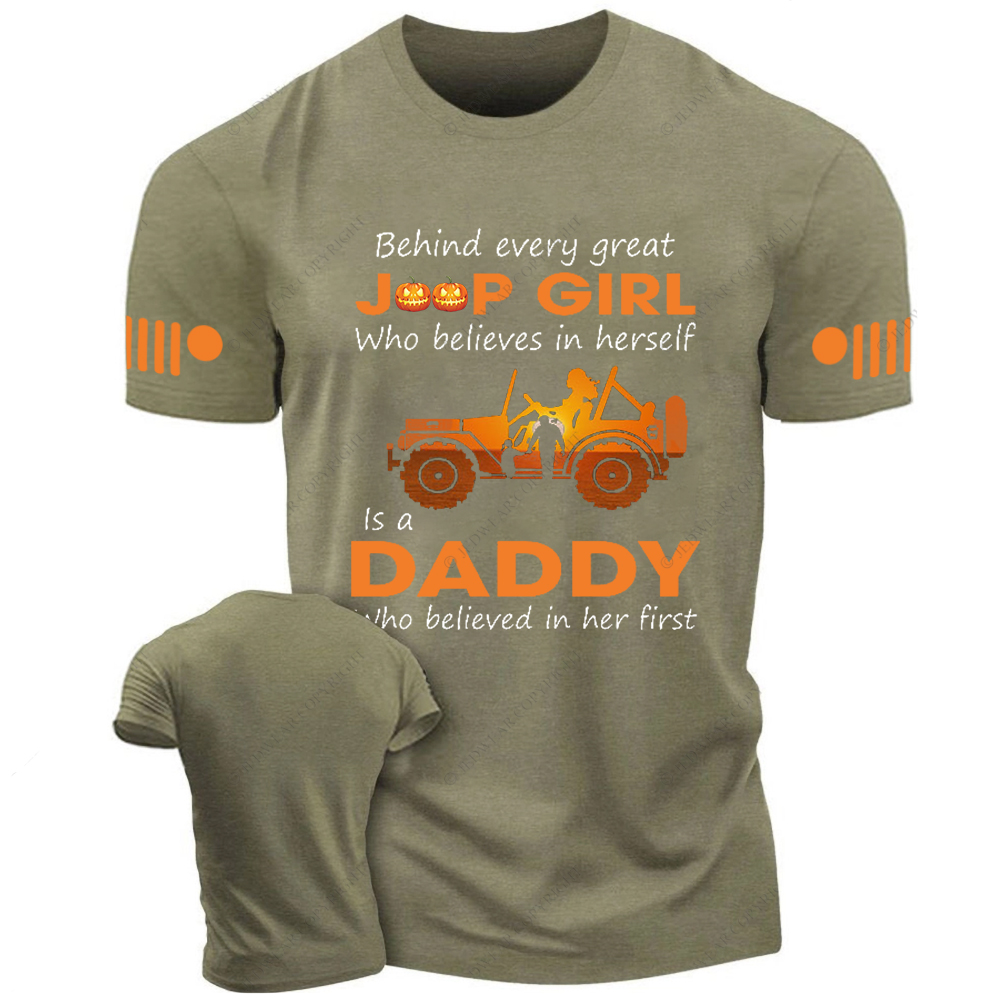Halloween Behind Every Great Girl Who Believes In Herself Jp T-Shirt