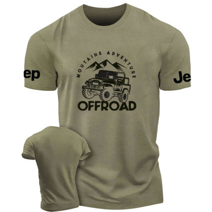 Mountains Off-Road Adventure Jp Car Design T-Shirt